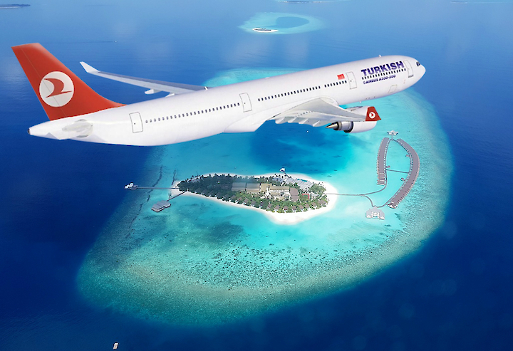 Как добраться до Мальдивских островов? Москва - Стамбул - Мале!