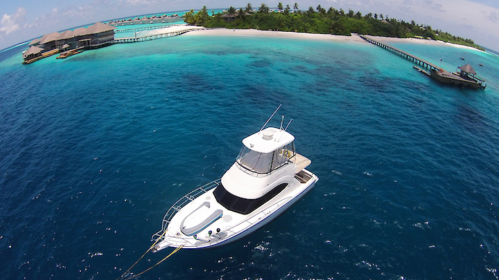 New luxury yacht Senses of Freedom from Six Senses Laamu, Maldives